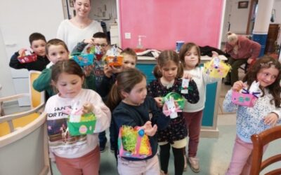 Les élèves de CP à l’Ehpad